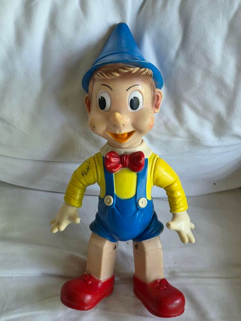 Ledra Pinocchio 40 cm années 60. Le pouet ne siffle plus le, Ophalen of Verzenden