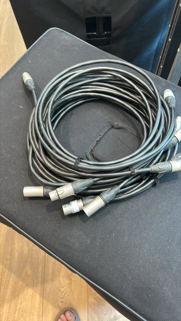 4-pins xlr kabel van 2,5m ( neutrik), Audio, Tv en Foto, Audiokabels en Televisiekabels, Ophalen, Gebruikt, 2 tot 5 meter, Overige kabels