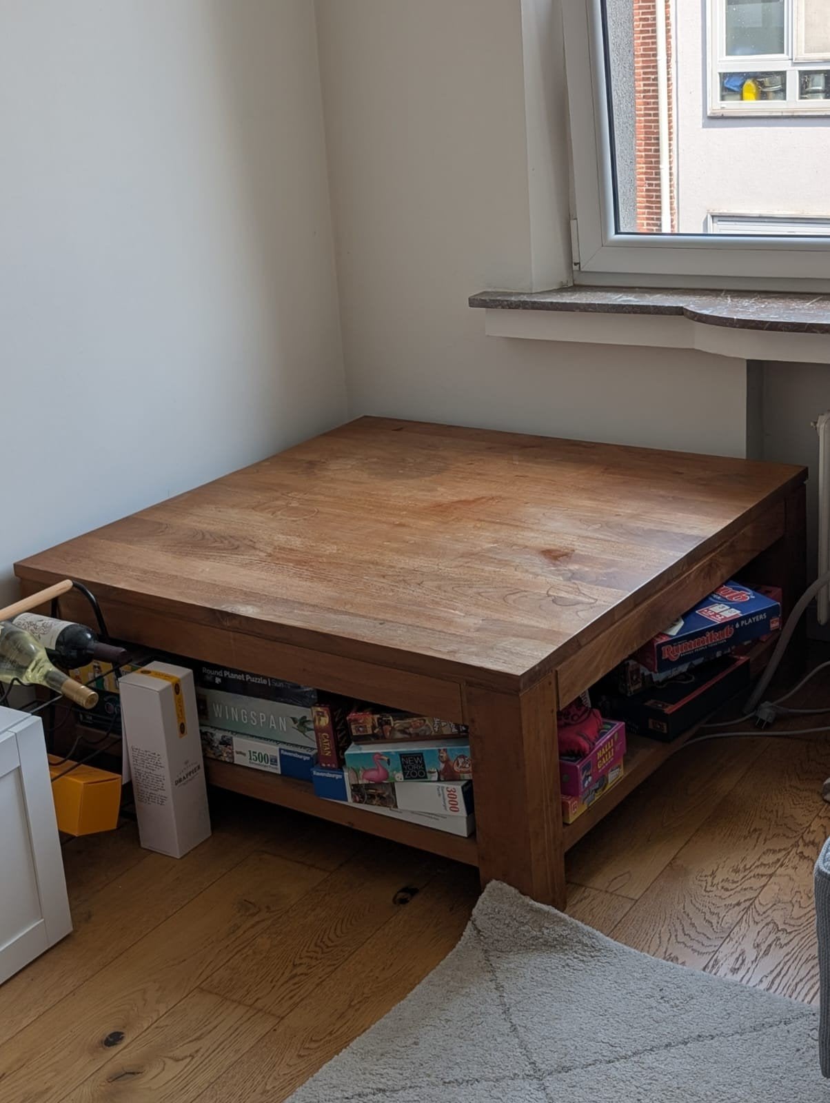 massieve salontafel, Ophalen, Zo goed als nieuw, 5 – 50, 100 tot 150 cm