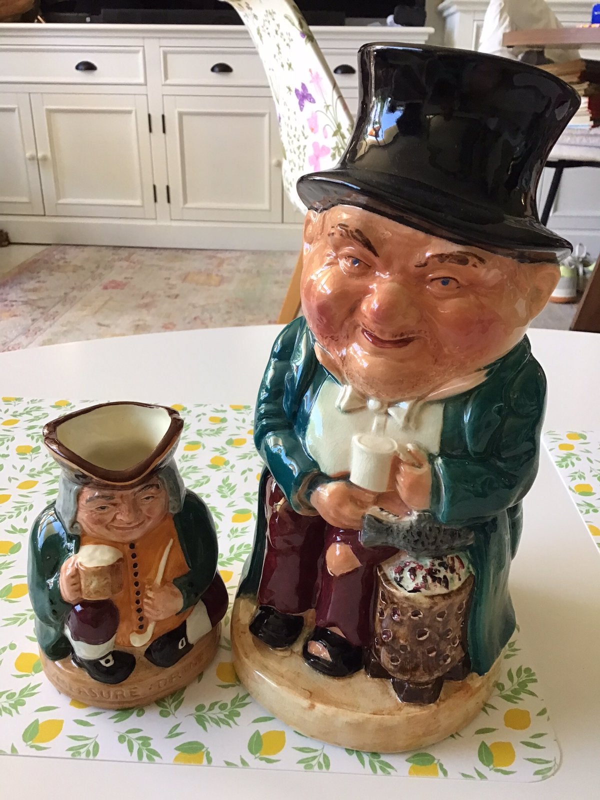Carafes à eau originales en porcelaine ancienne anglaise, Enlèvement ou Envoi