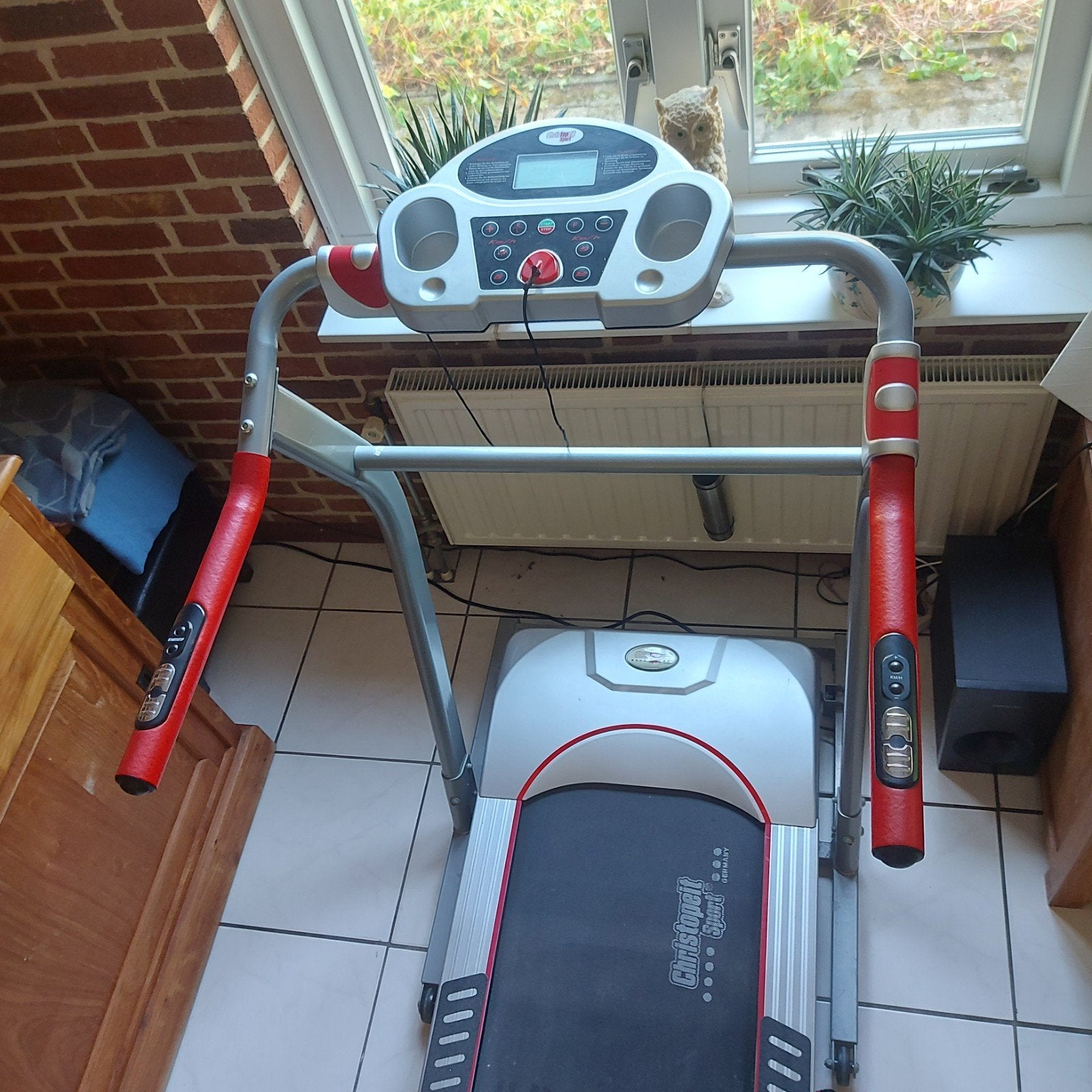 opvouwbare loopband Christopeit sport als nieuw, Enlèvement ou Envoi, Jambes, Tapis roulant, Comme neuf