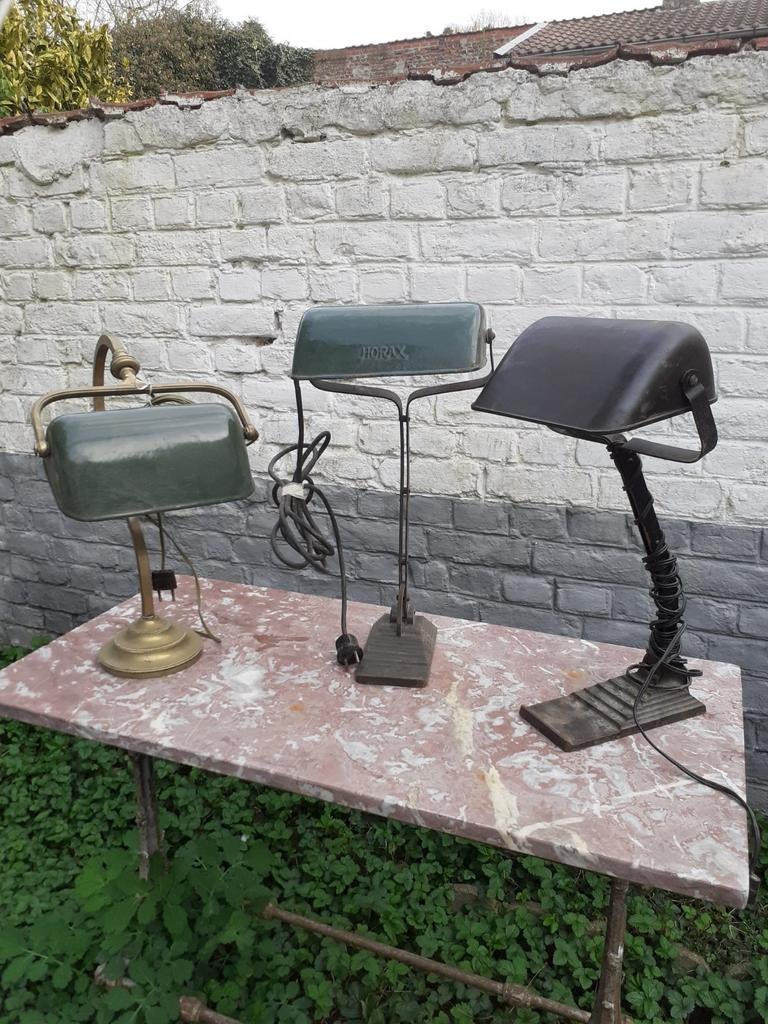 Ancienne lampe bureau 1900 déco metier, Antiquités & Art, Enlèvement