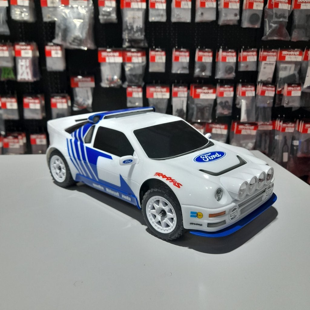 Traxxas Ford Mini Rally VXL RS200 Promo, Auto offroad, Nieuw, Schaal 1:10, RTR (Ready to Run)