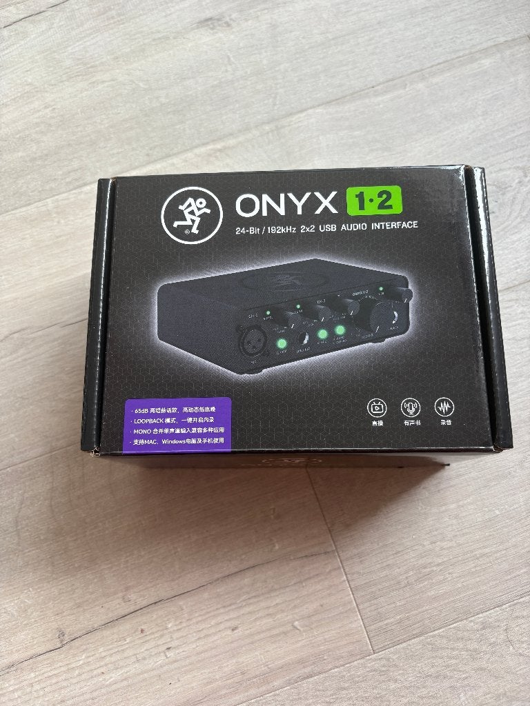 Mackie Onyx Artist 1.2 USB-audio-interface - geluidskaart, Computers en Software, Ophalen, Nieuw