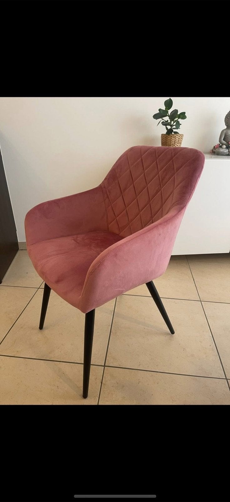 Set van 2 roze stoelen, Ophalen, Zo goed als nieuw