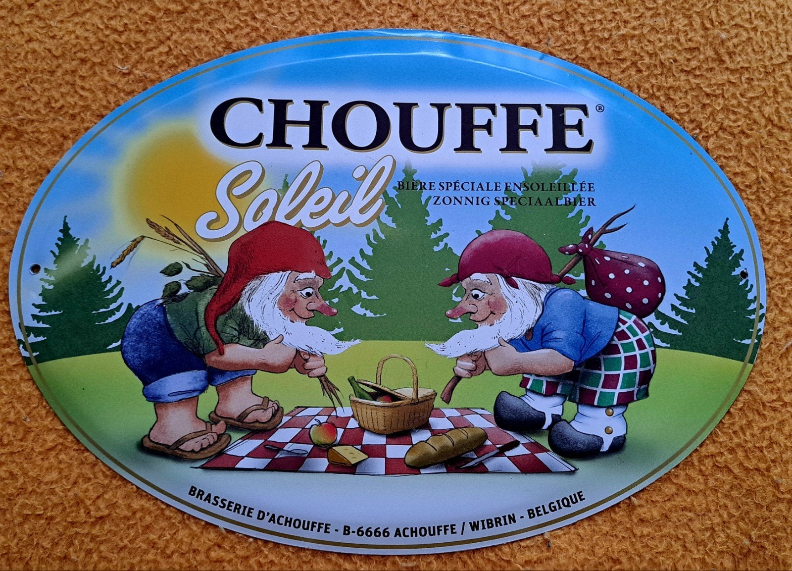 chouffe soleil bord, Verzamelen, Biermerken, Ophalen