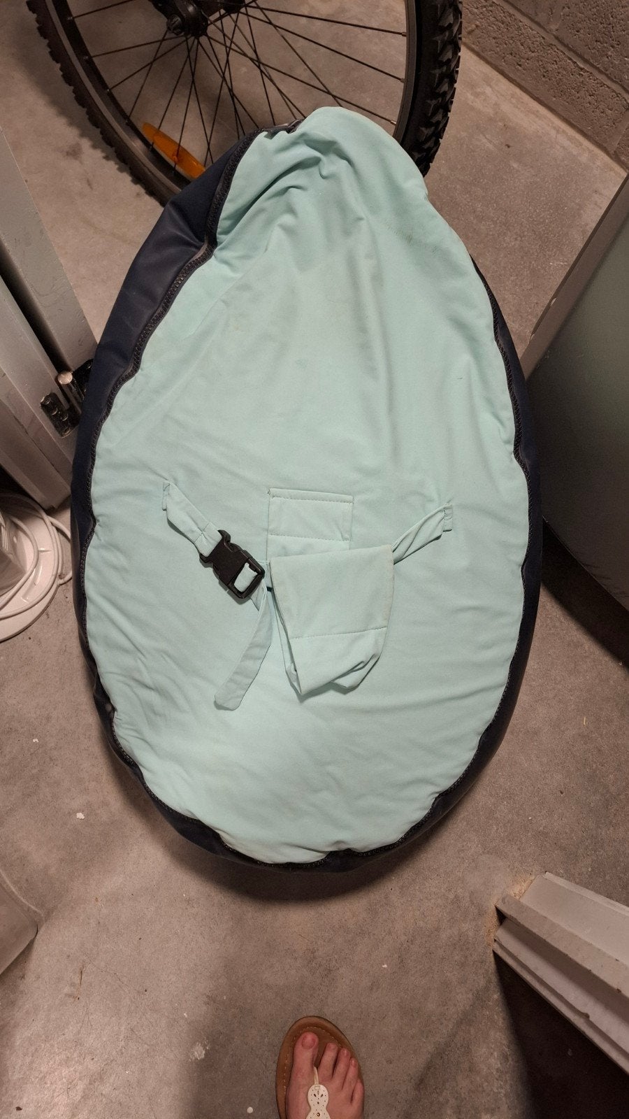 pouf bebe doomoo, Ophalen, Gebruikt