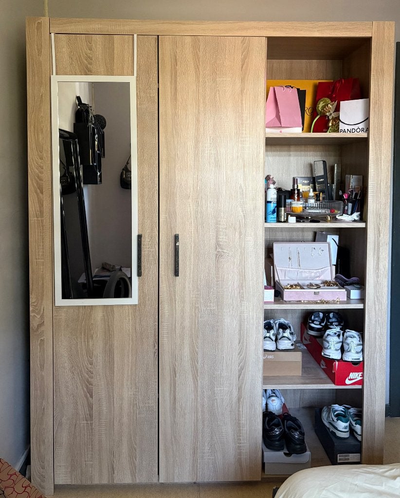 Garde robe spacieuse, profonde, Maison & Meubles, Armoires | Penderies & Garde-robes, 150 à 200 cm, Utilisé, Avec espace de penderie