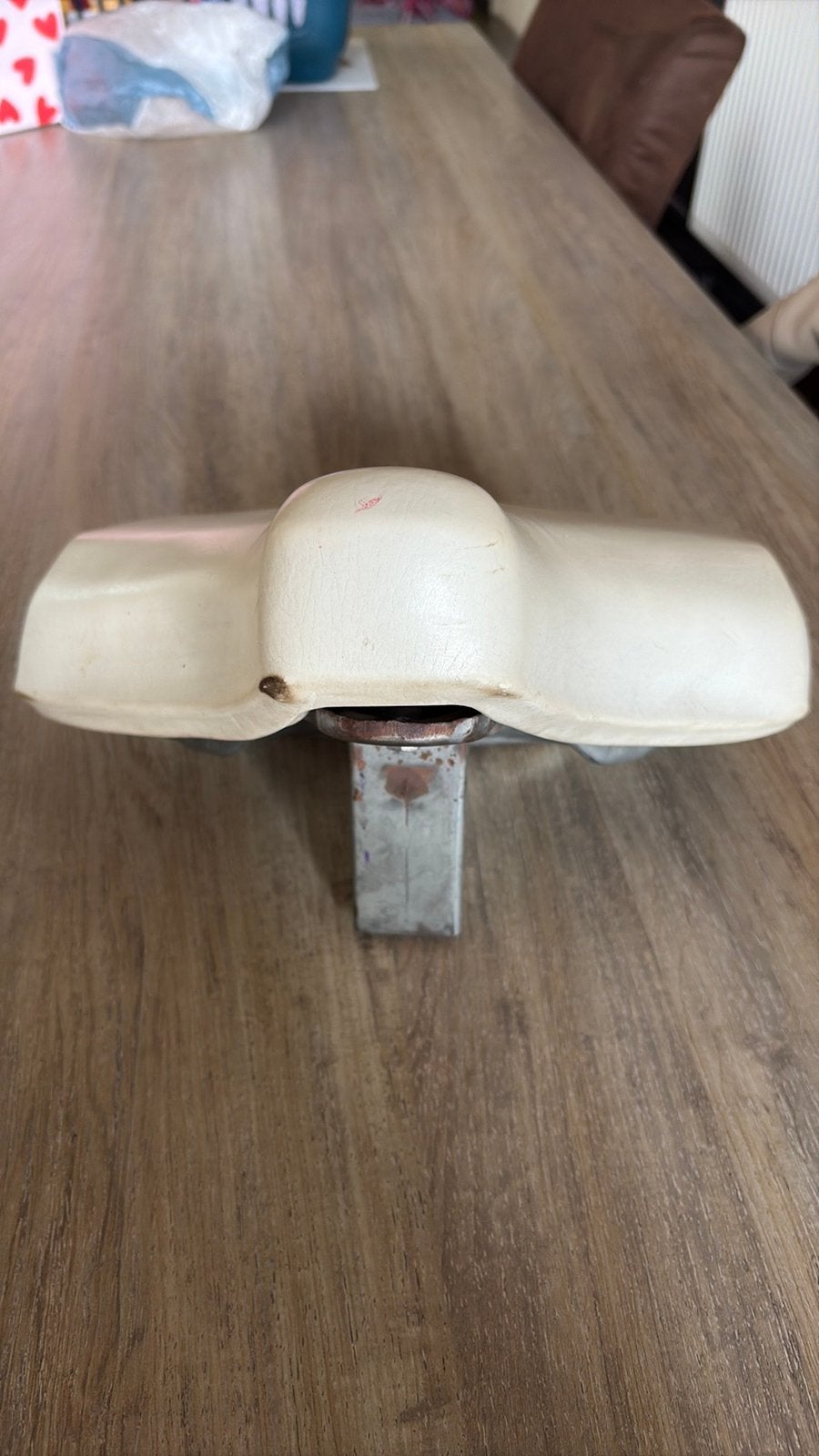 Honda camini wit zadel+ bloklicht plus beugels, Fietsen en Brommers, Ophalen, Gebruikt, Overige modellen