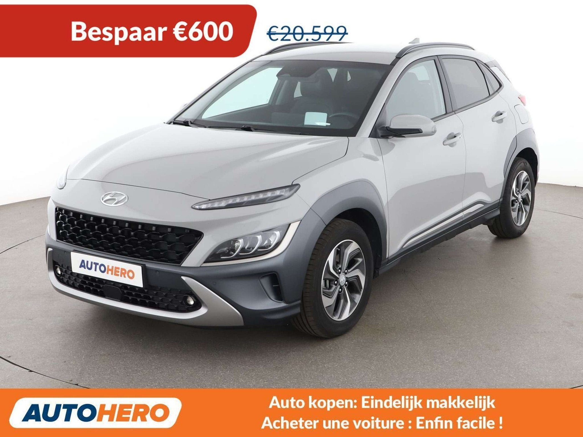 Hyundai KONA 1.6 Hybrid Executive 2WD (bj 2023, automaat), Gebruikt, 1580 cc, Leder, 5 zetels
