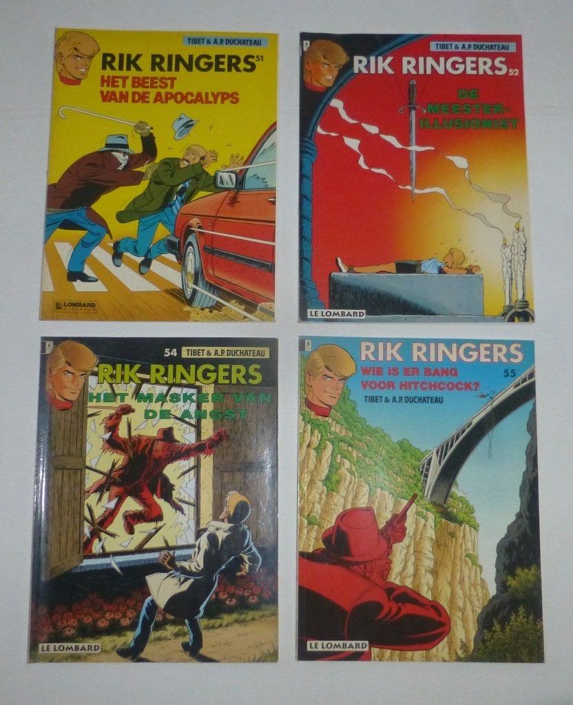 Rik Ringers deel 51-52-54-55, Livres, BD, Plusieurs BD, Enlèvement, Utilisé