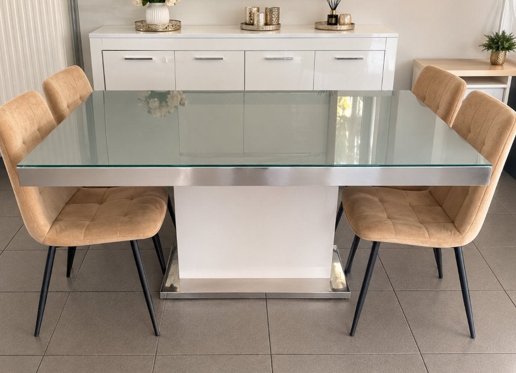Eettafel brons - Eric Kuster stijl, Huis en Inrichting, Ophalen, Gebruikt