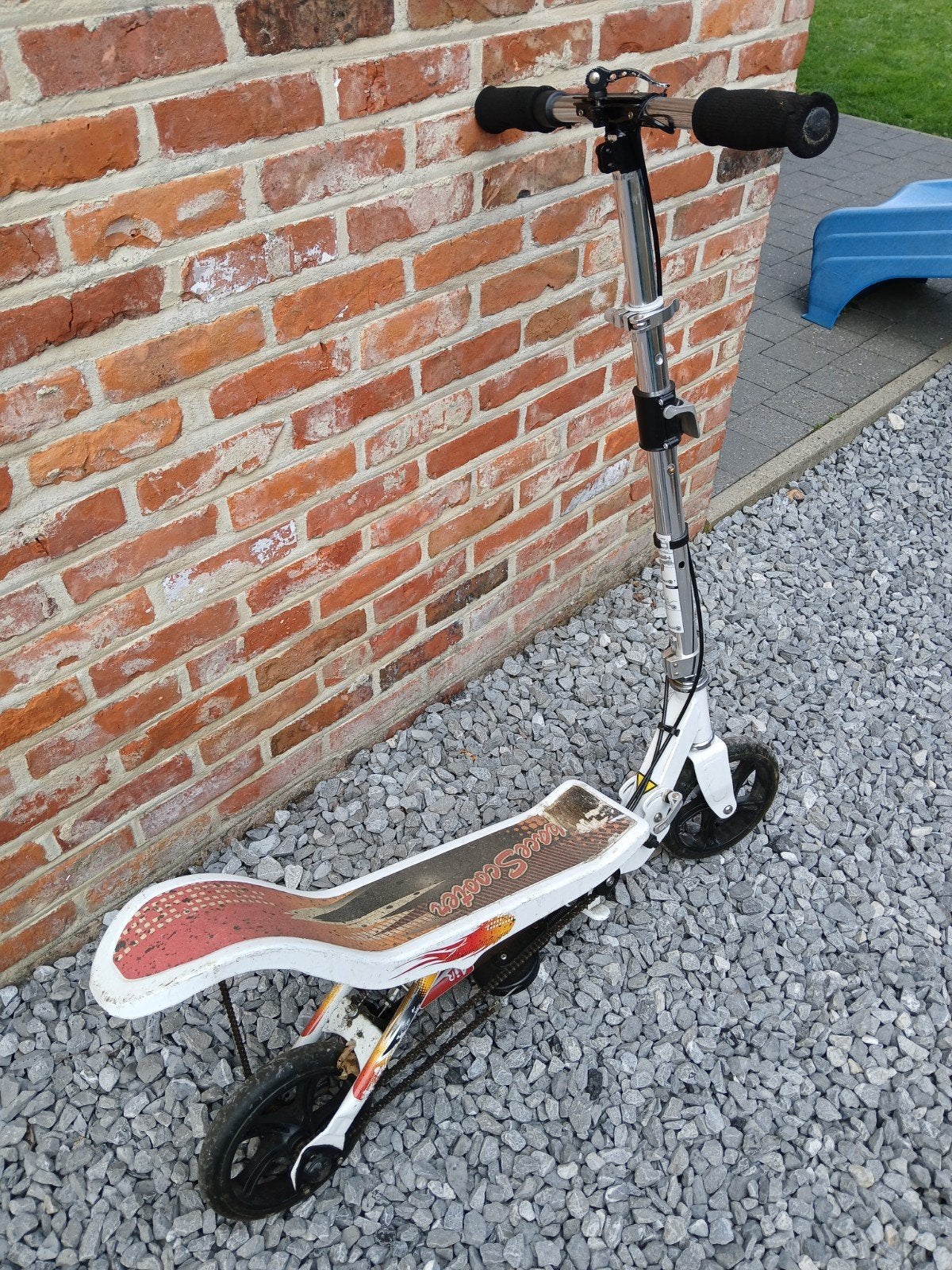 Space scooter step, Ophalen