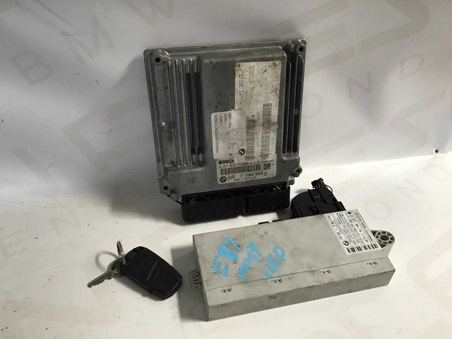 Computer motormanagement set M47 BMW E87 7799855, Autos : Pièces & Accessoires, -, Utilisé, -, -