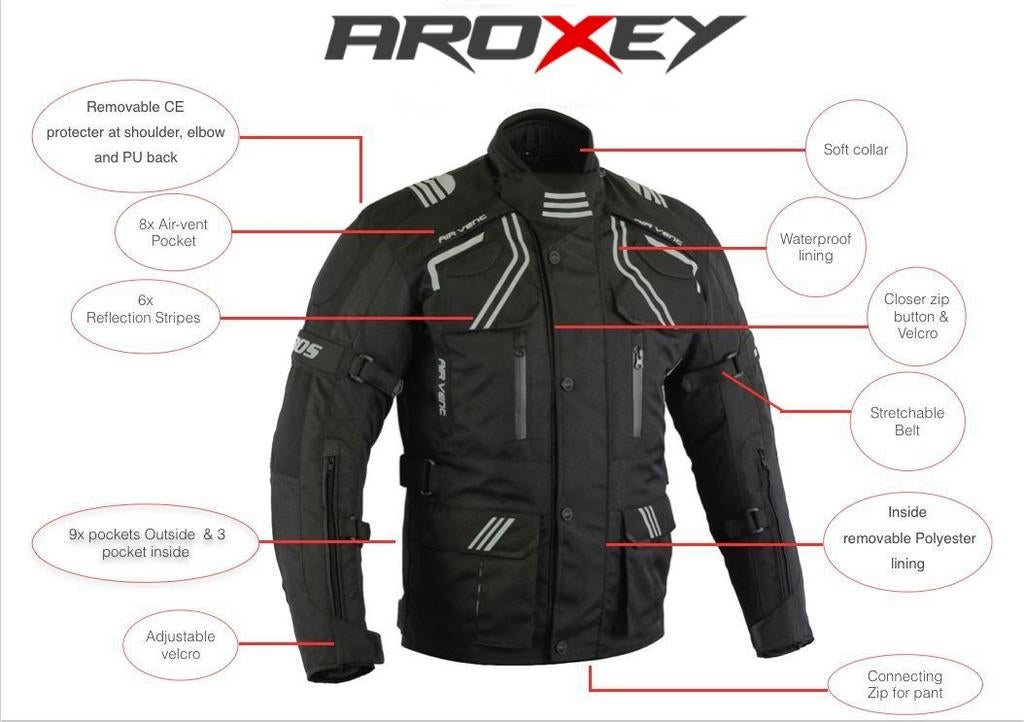 600D Cordura textiele motorjas Nieuwe CE-protecter, Verzenden, Nieuw met kaartje, Jas | textiel