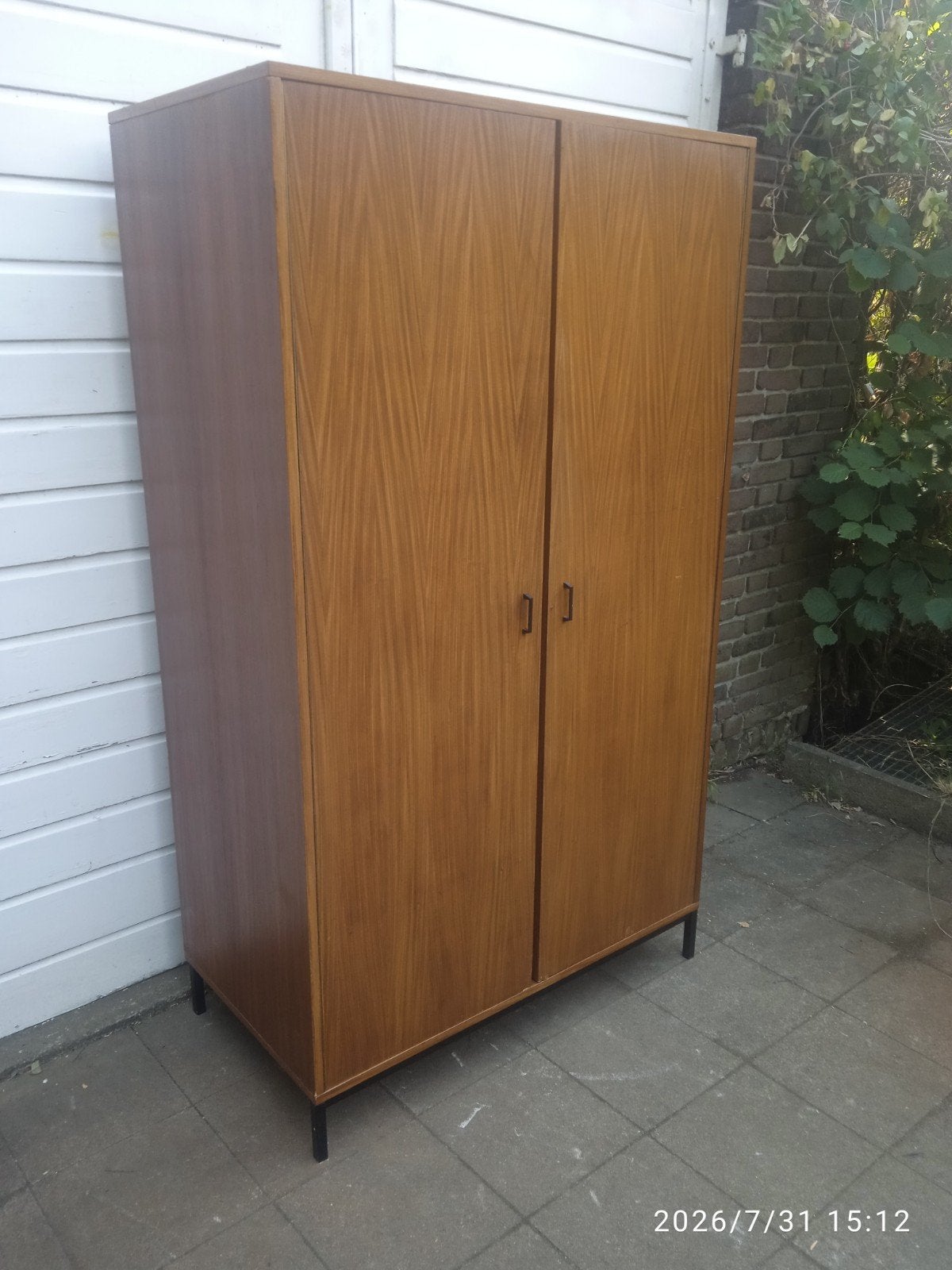 Armoire en teck Simpla Lux des années 1960., Maison & Meubles, Teck, Avec tablette(s), Gewoon mooi Simpla Lux, Comme neuf