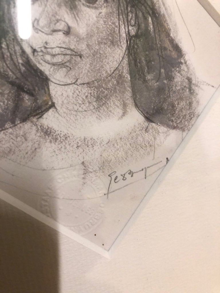 TEKENING GUSTAAF DE BRUYNE, Ophalen of Verzenden, Tekening, Handgemaakt
