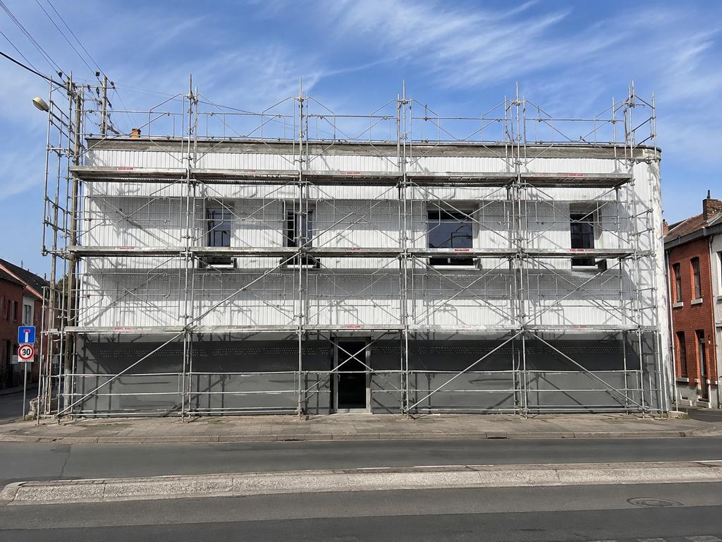 ️ 🏗️ Échafaudage COMABI galvanisé professionnel 100 m² 🏗️, Bricolage & Construction, Échafaudages, Enlèvement, Utilisé, Échafaudage de façade