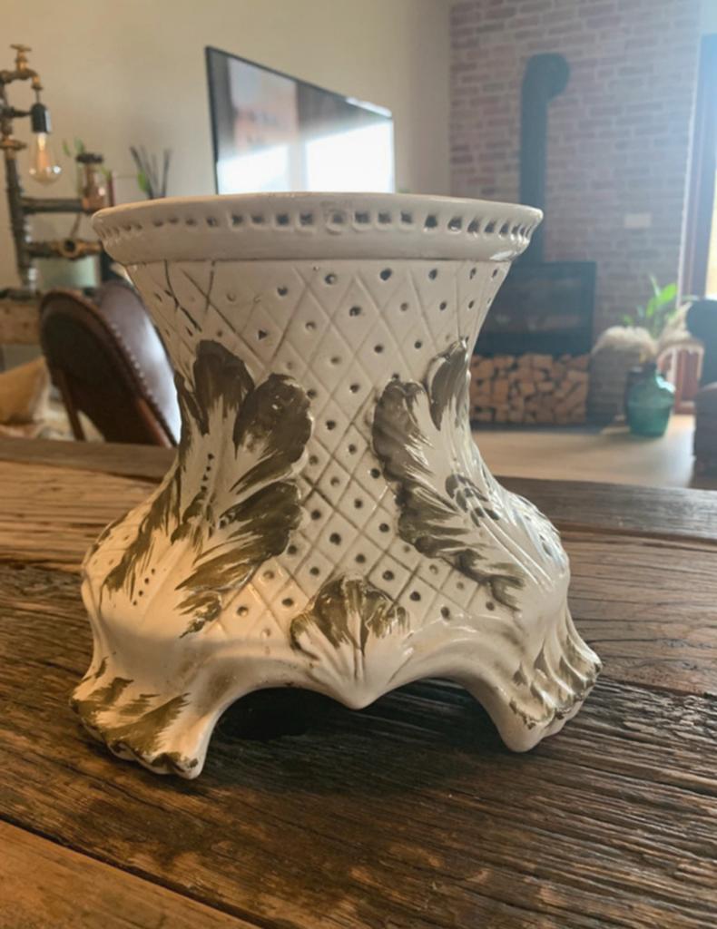 Vase en céramique italienne Bassano vintage, Antiquités & Art, Enlèvement ou Envoi