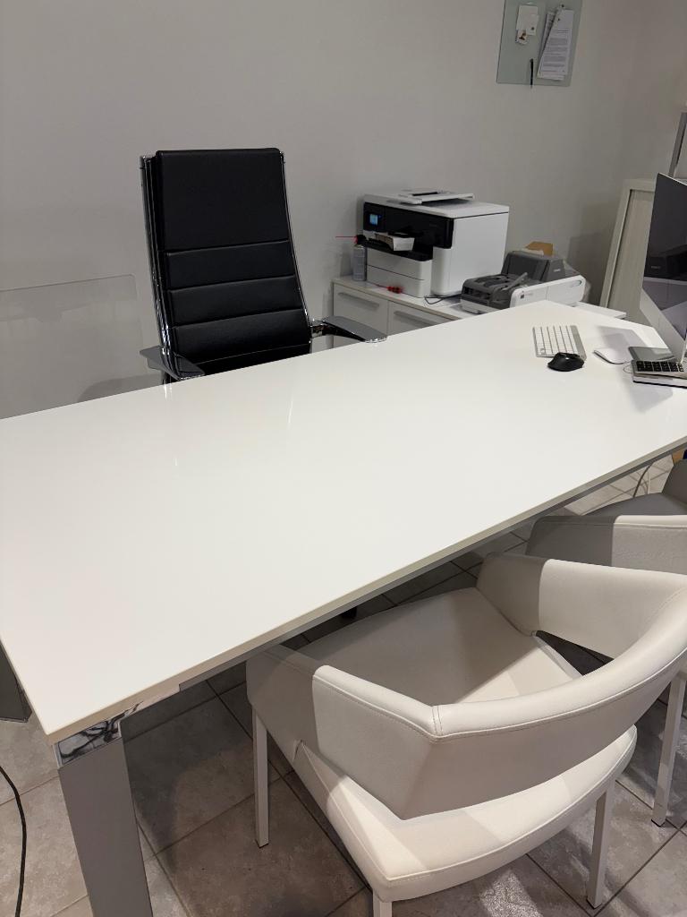 Bureau, Maison & Meubles, Bureaux, Comme neuf, Enlèvement, Plastique, Moderne