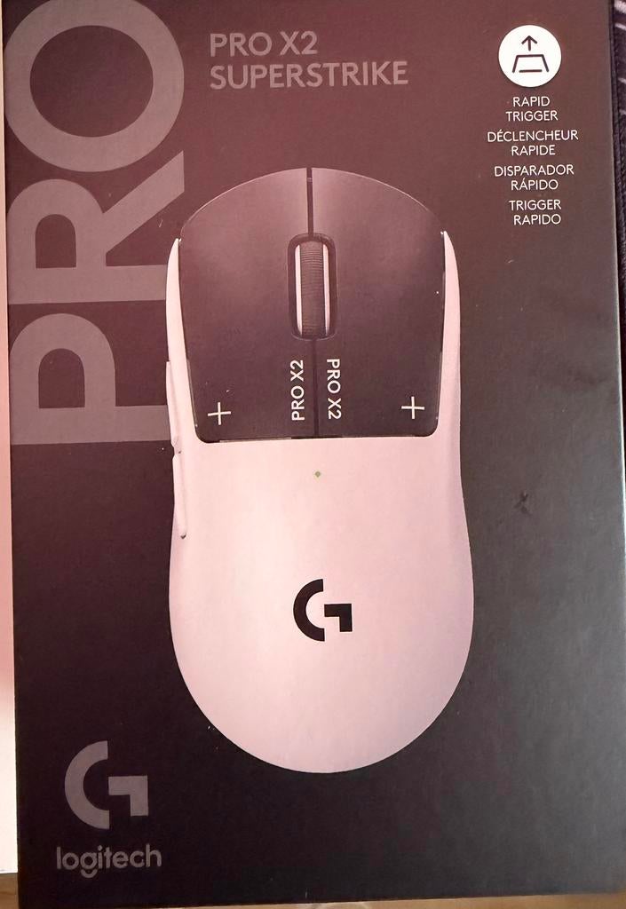 Logitech G Pro X2 Superstrike, Souris, Enlèvement ou Envoi, Comme neuf, Sans fil
