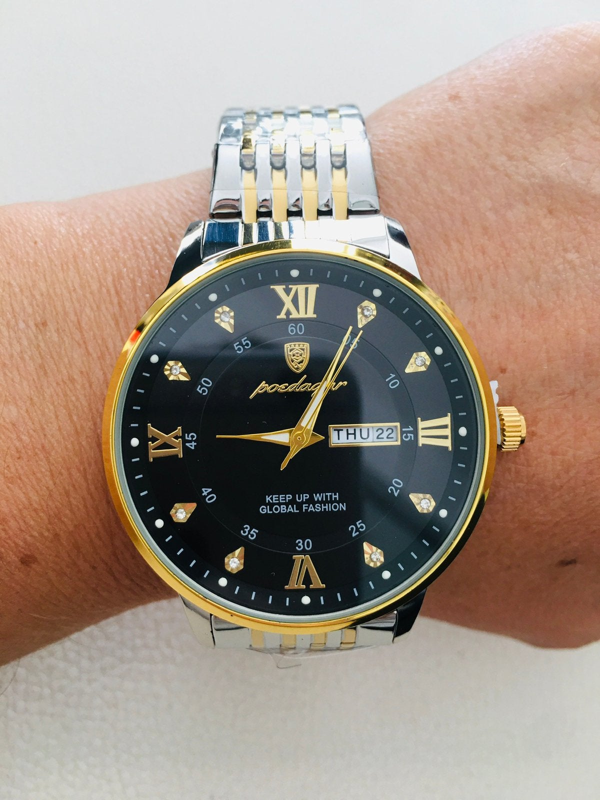 Lot de 5 montres hommes neuves, Enlèvement ou Envoi, Neuf, Acier