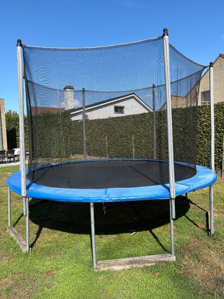 Trampoline met veiligheidsnet, Ophalen, Gebruikt