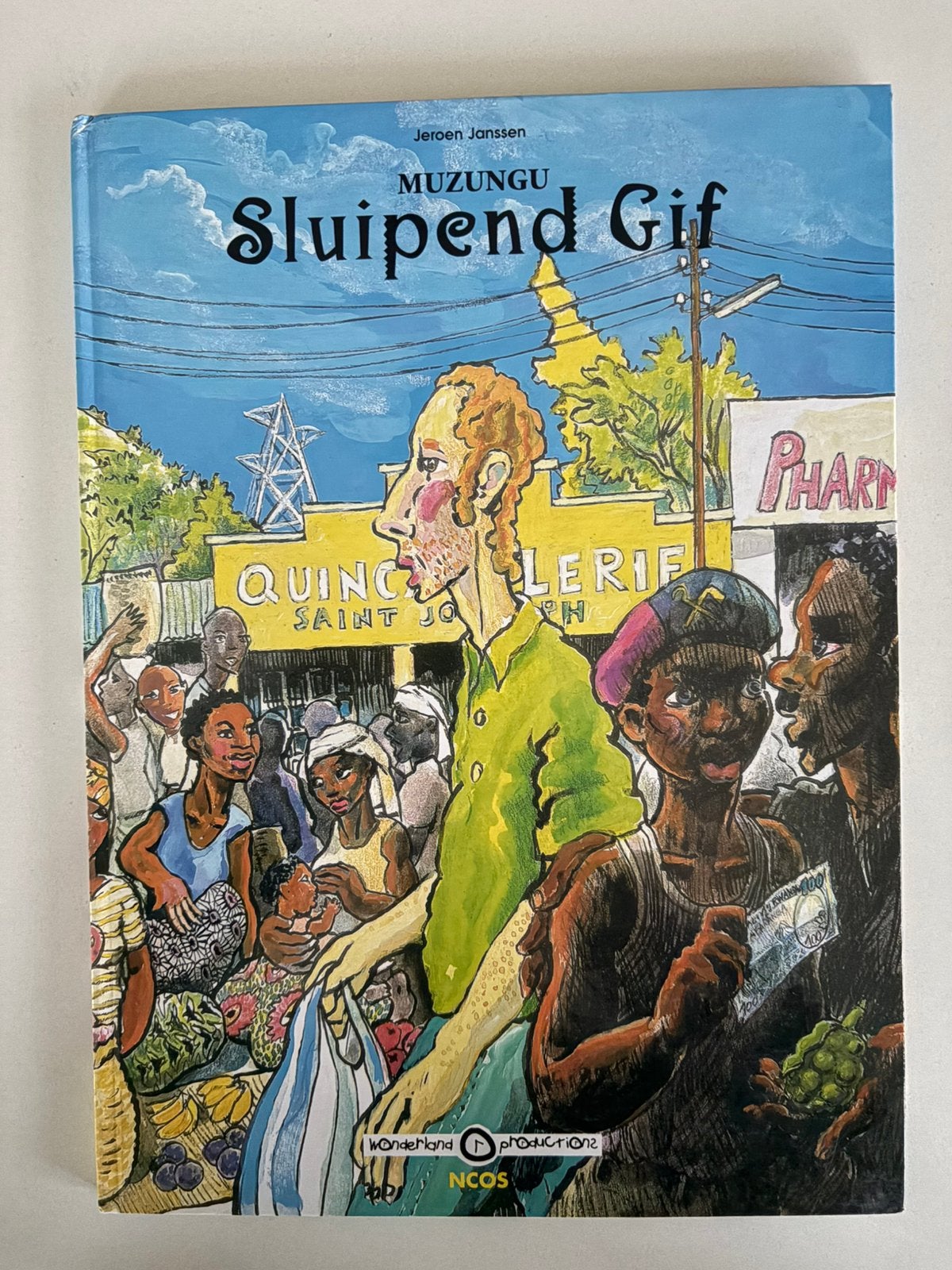 Muzungu. SLUIPEND GIF , graphic novel in HC, Boeken, Jeroen Janssen, Ophalen of Verzenden, Zo goed als nieuw, Schilder- en Tekenkunst