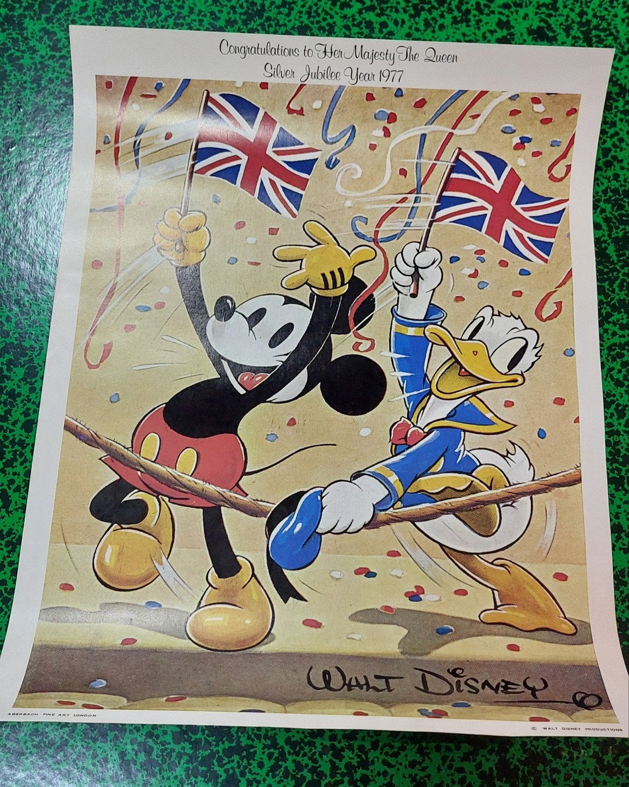 Disney poster 1977, Ophalen, Donald Duck