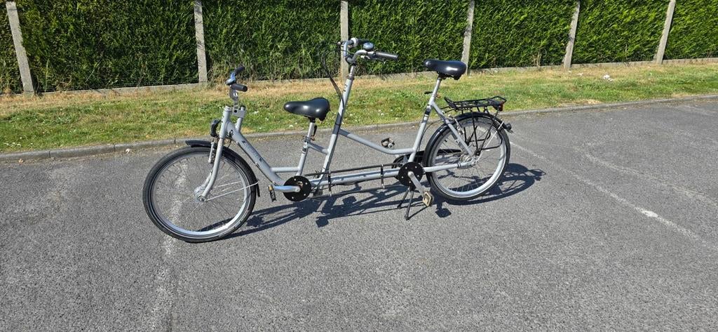 Fiets tandem volwassenen en kind, Ophalen, Gebruikt, 1 kind