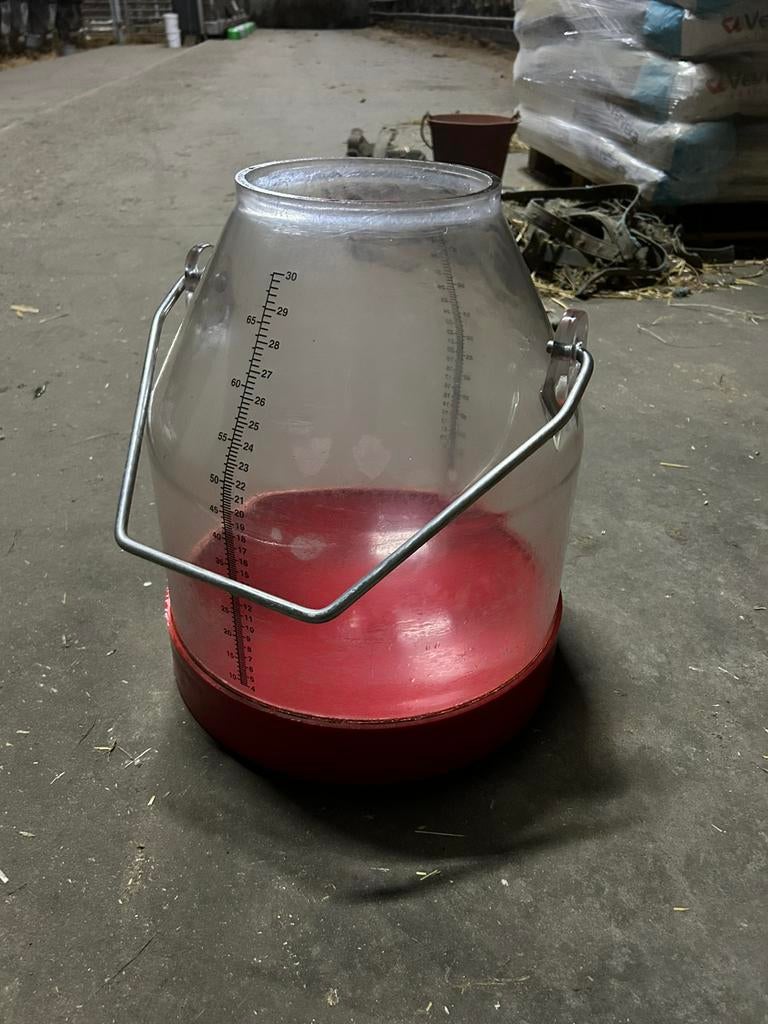Melk emmer 30L, Huis en Inrichting, Emmers, Ophalen, Nieuw, Kunststof, Met handgreep