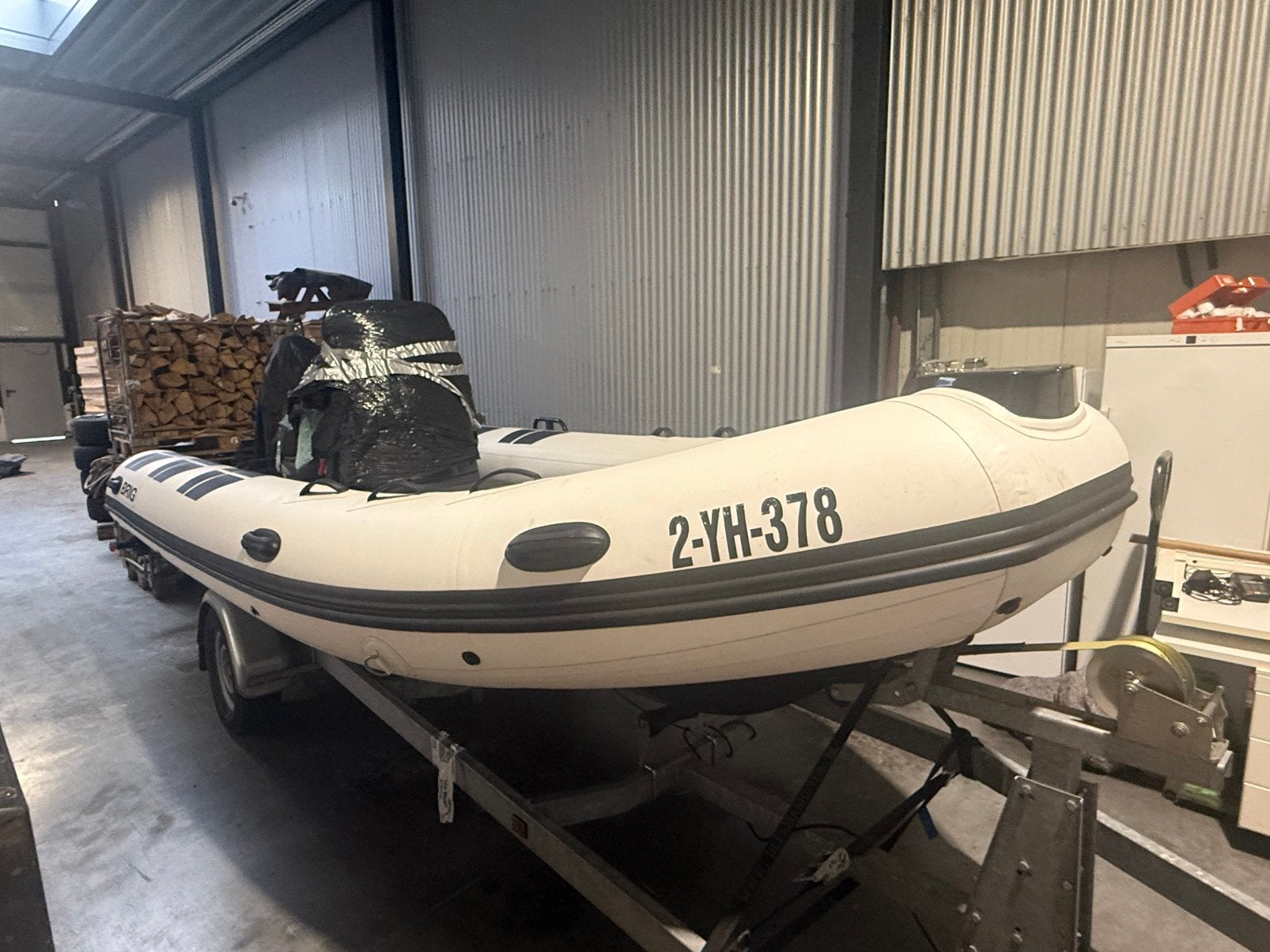 Rib boot, Watersport en Boten, Rubberboten, Brig, Ophalen