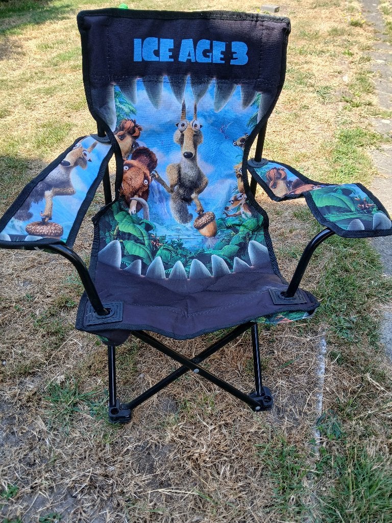 Campingstoel kind - Ice Age, Caravans en Kamperen, Kampeeraccessoires, Ophalen, Zo goed als nieuw