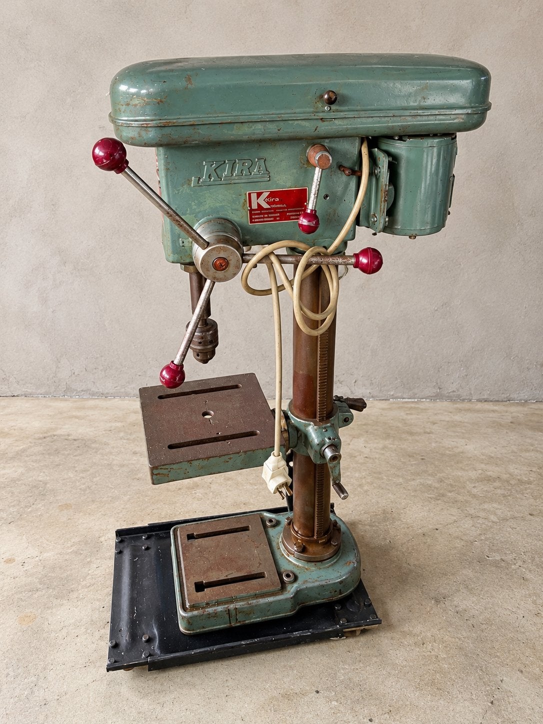 Perceuse à colonne KIRA NSD-340 – Fabrication japonaise, Bricolage & Construction, Enlèvement, Utilisé, Perceuse, Vitesse variable