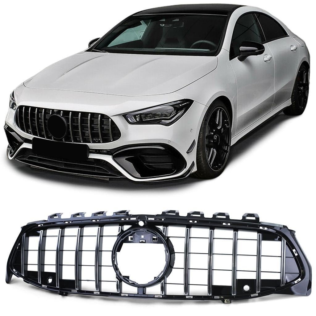 Grill Mercedes CLA C118 X118 W118 Glans Zwart Chrome Amg GT, Verzenden