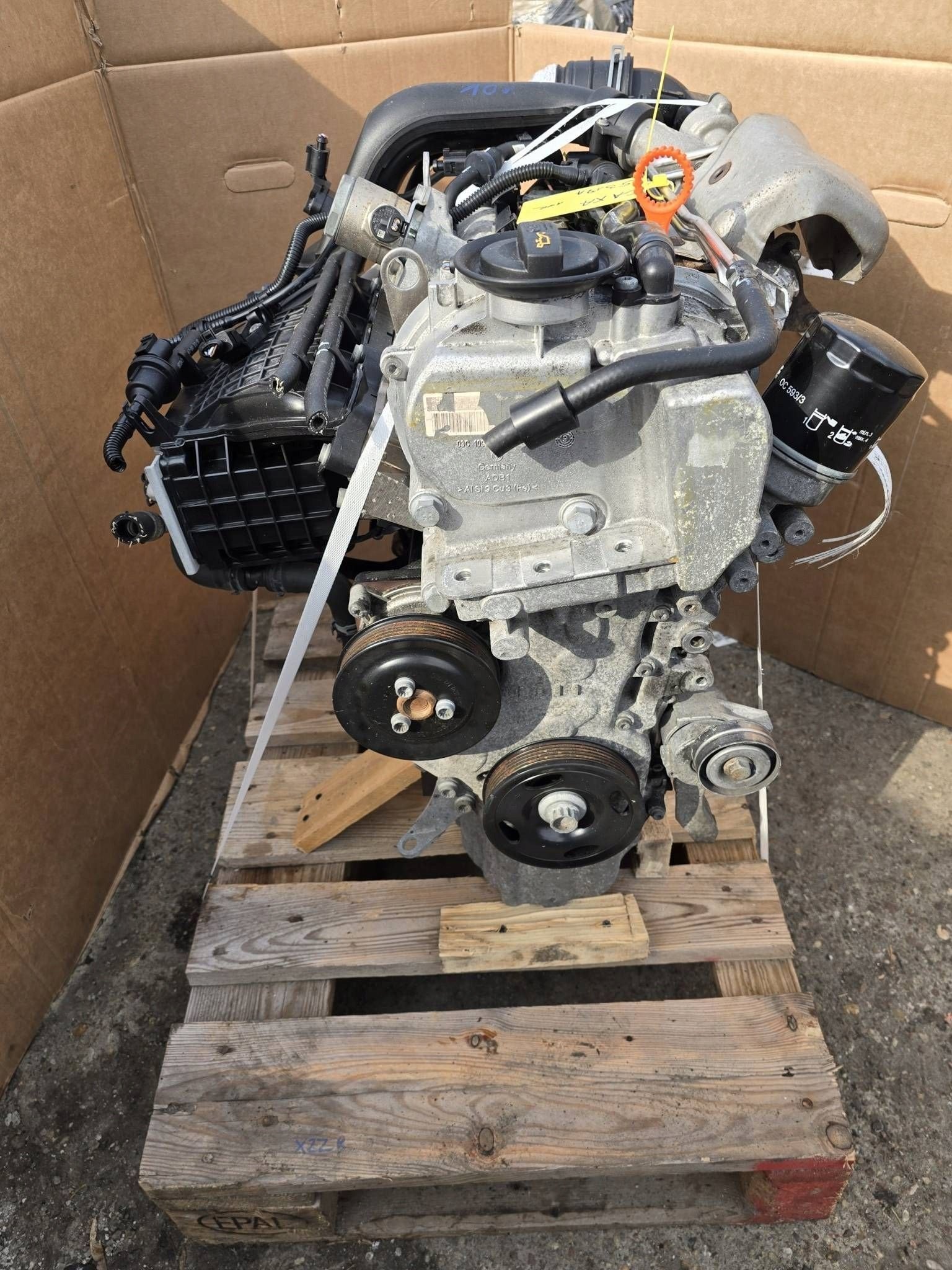 Moteur CAXA Complet YETI A1 TOLEDO VW SKODA SEAT GOLF PASSAT, Envoi, Utilisé, Skoda