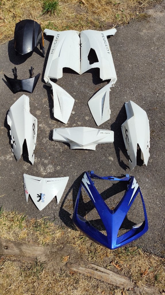 Kappenset Peugeot Speedfight 3, Vélos & Vélomoteurs, Enlèvement, Utilisé, Capot, Peugeot Speedfight 3