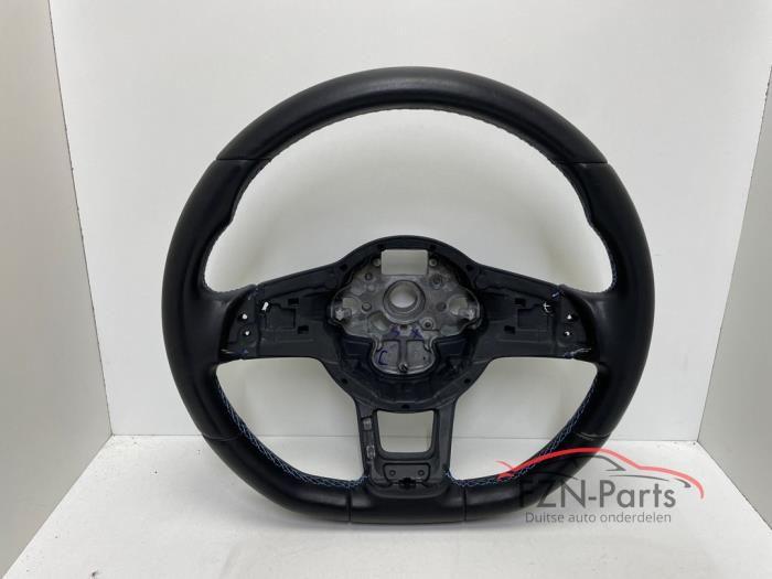 VW Golf 7 5G GTE Stuur F1 Blauwe stiksel Kaal, Enlèvement ou Envoi, Utilisé