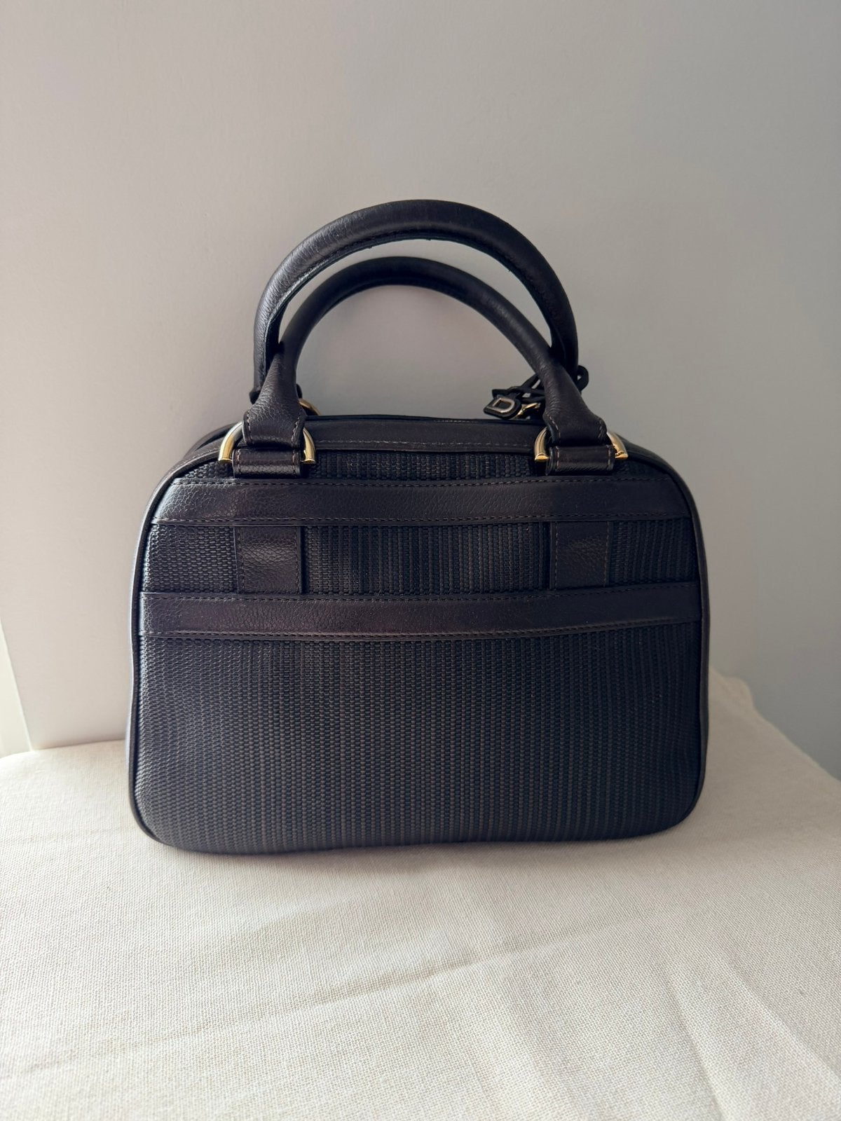 Delvaux handtas Parole Top Handle, Ophalen, Zo goed als nieuw, Bruin, Leer