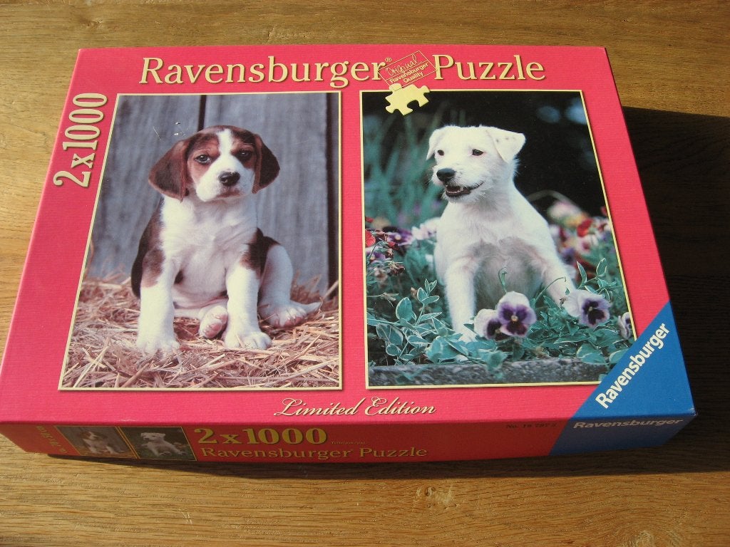 Ravensburger Puzzels 2 x 1000 st, Ophalen of Verzenden, 500 t/m 1500 stukjes, Nieuw, Legpuzzel