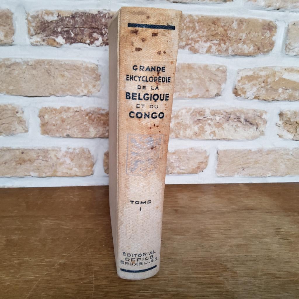 Encyclopédie la Belgique et le Congo, Livres, Tome à part, Général, Enlèvement, Utilisé