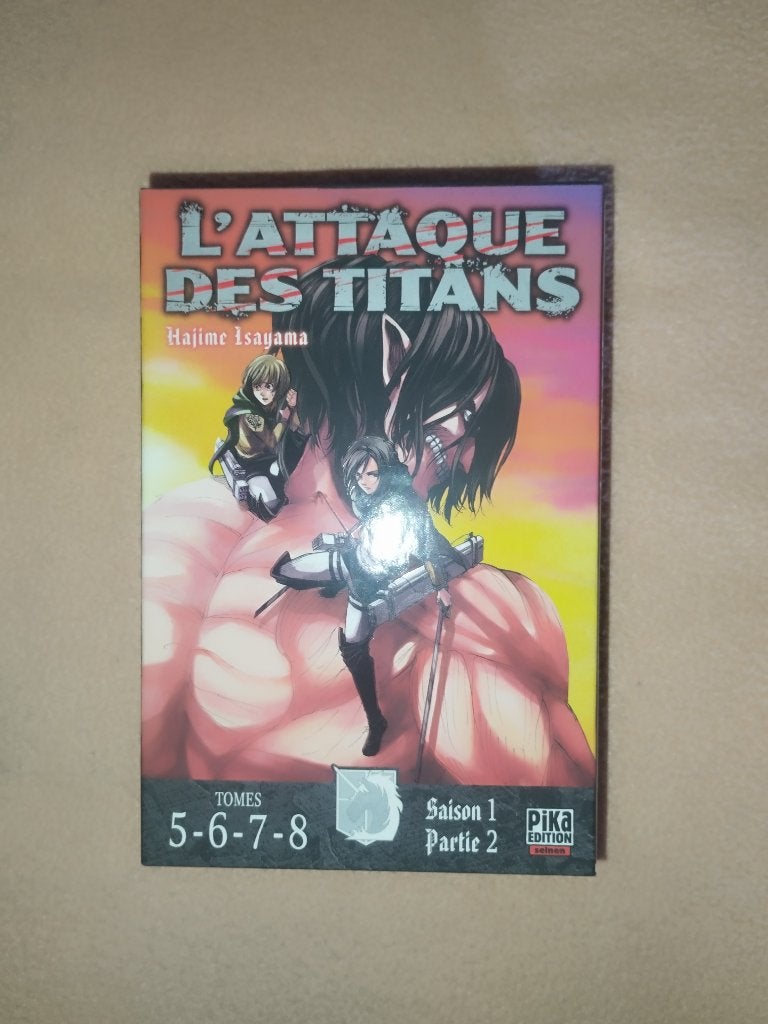 Coffret Mangas SNK 5 à 8 (État Neuf), Livres, Série complète ou Série, Enlèvement, Neuf