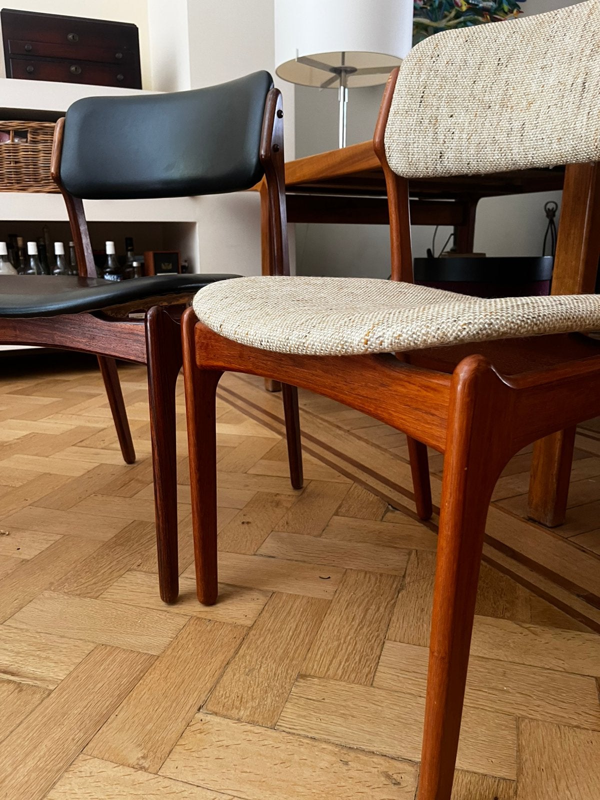 Chaises danoises en teck par Erik Buch pour O.D. Møbler, Autres couleurs, Comme neuf, Enlèvement, Cinq, Six Chaises ou plus