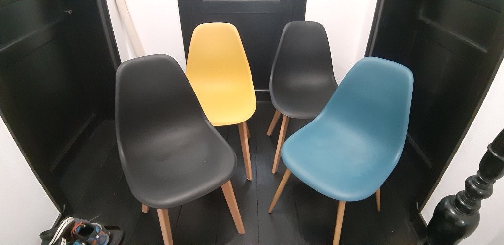 Chaises, Maison & Meubles, Enlèvement, Utilisé, Quatre