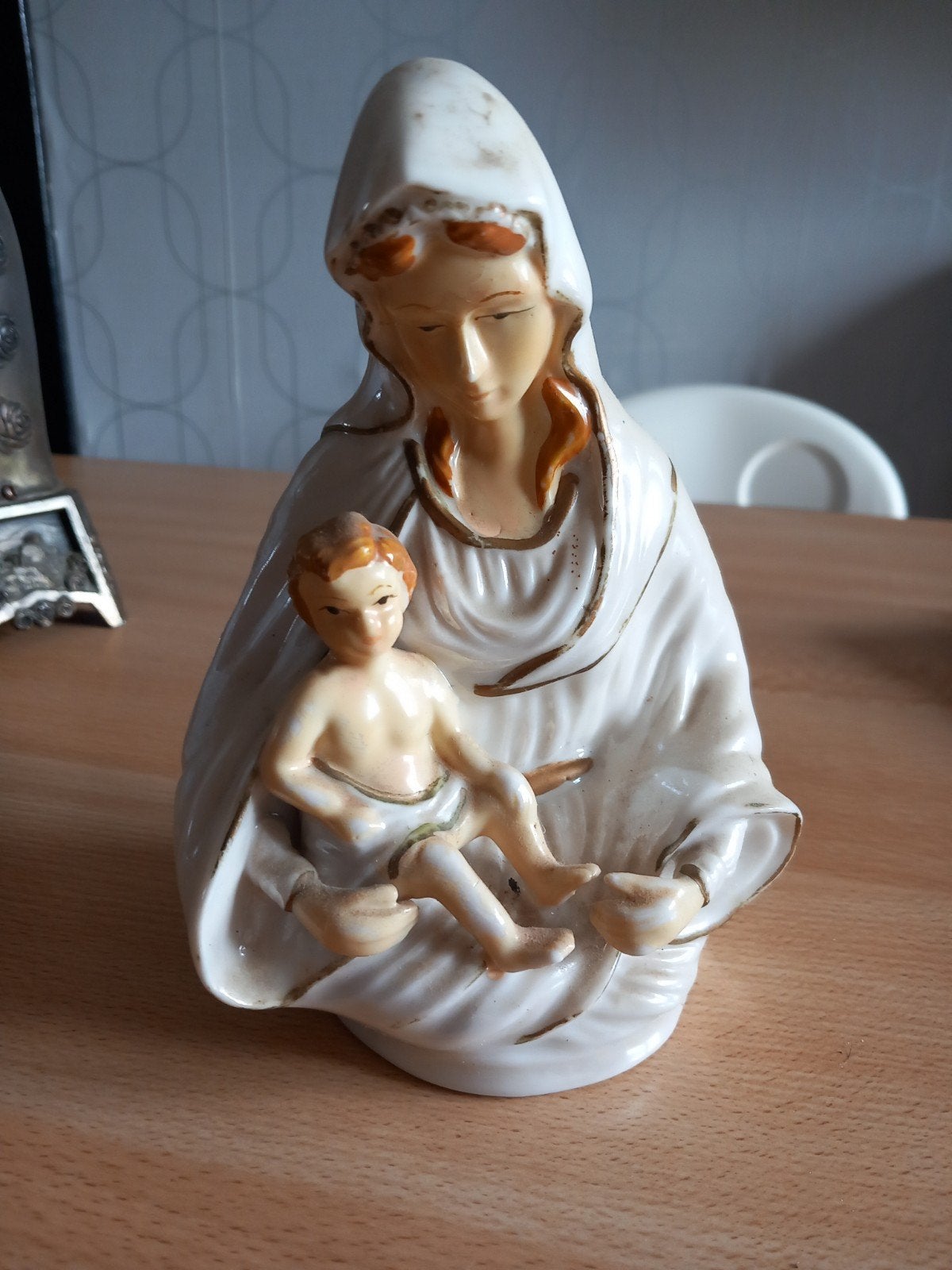 Sainte vierges et enfant en céramique, Antiquités & Art, Enlèvement