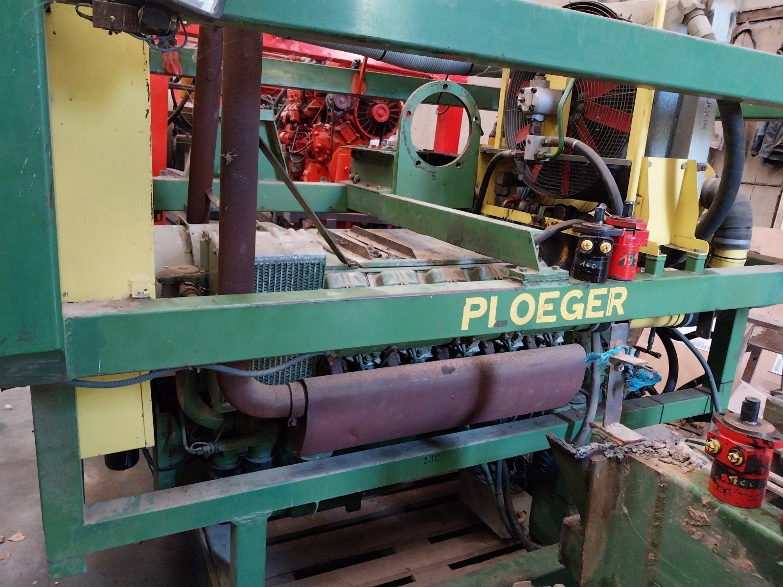 Deutz v10 moter, Ophalen