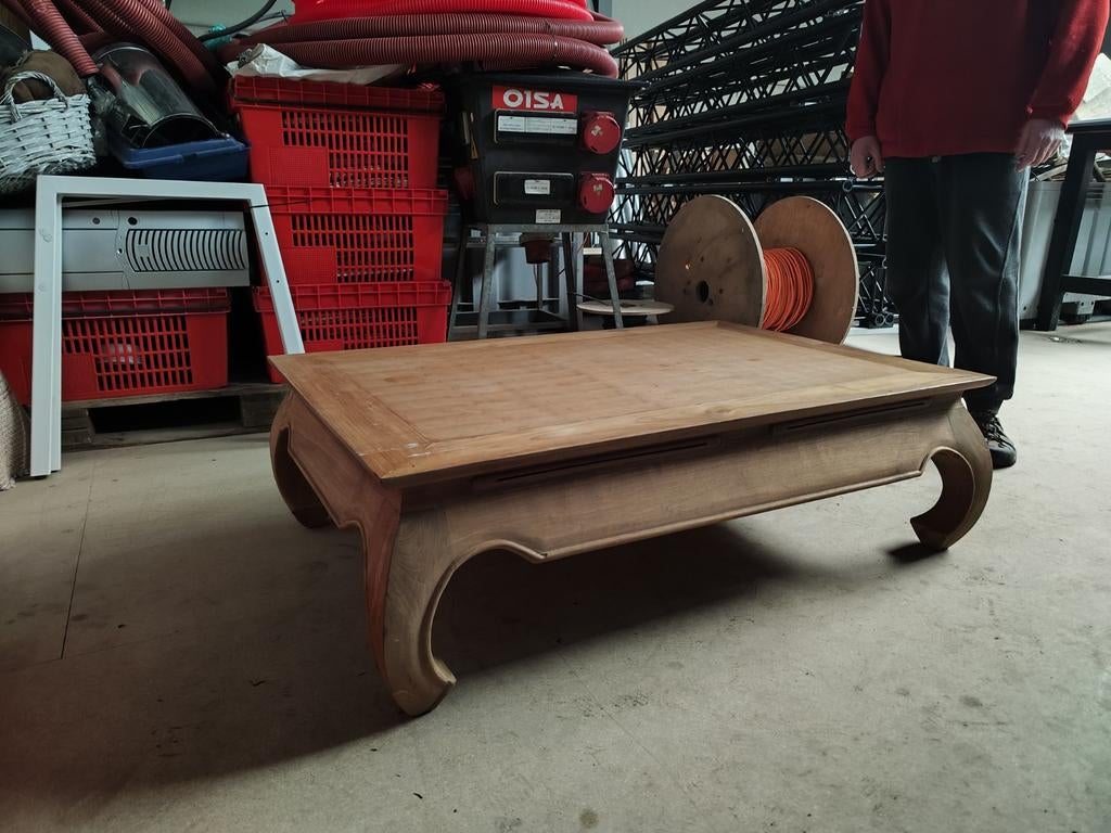 Mooie teak salontafel, Huis en Inrichting, Tafels | Salontafels, Ophalen