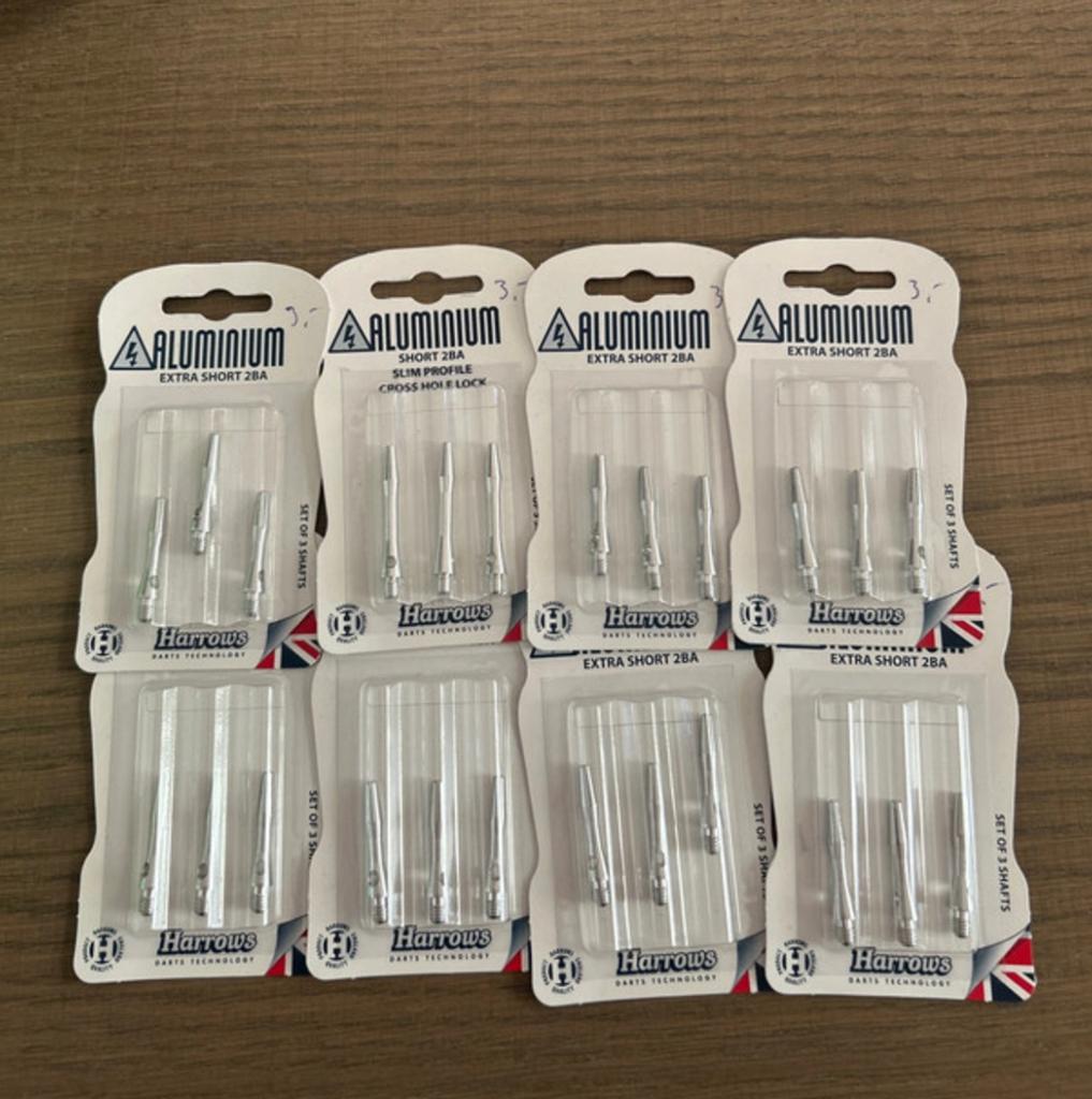 Aluminium extra short shafts Harrows, Sport en Fitness, Darts, Ophalen of Verzenden, Nieuw, Shafts