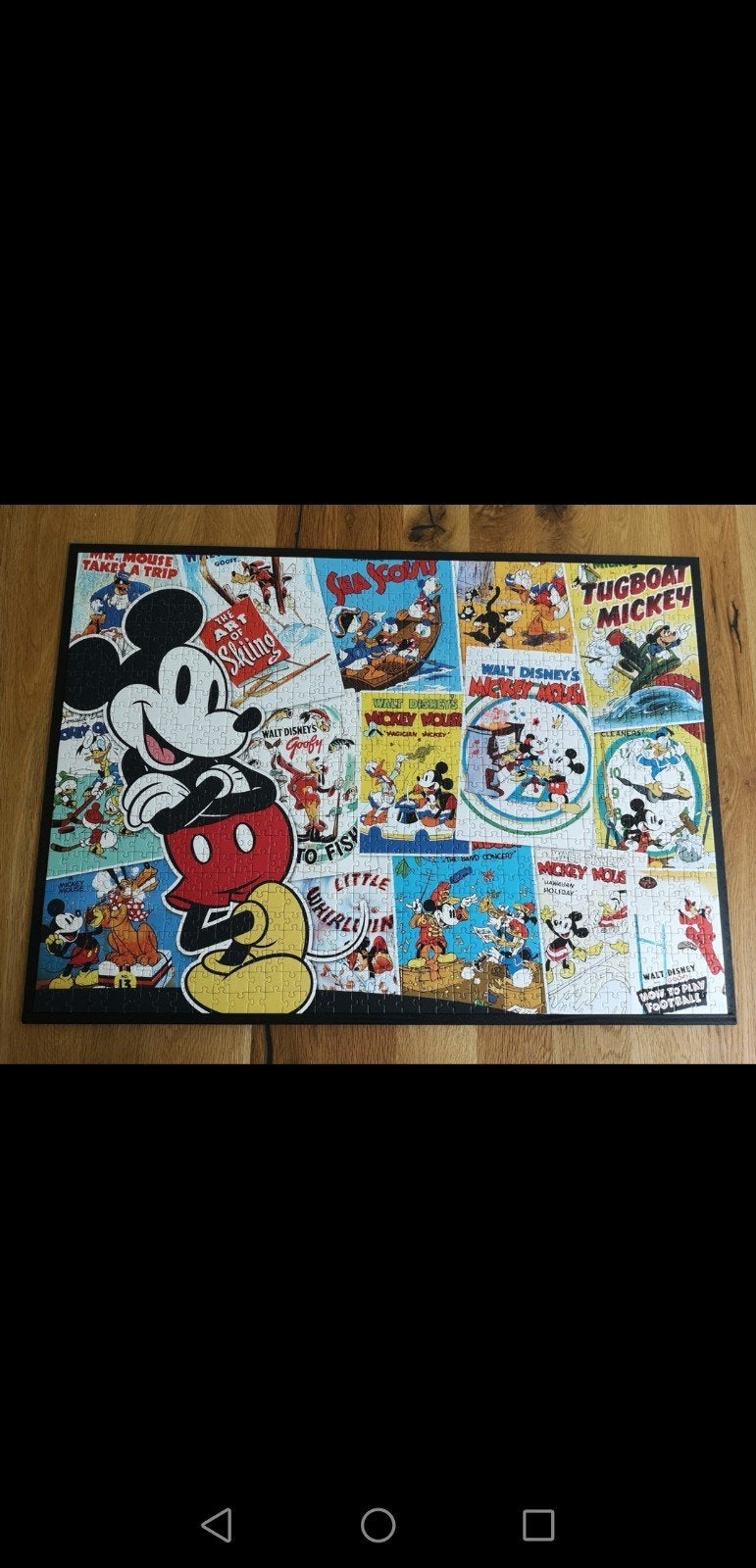 puzzel Mickey Mouse world, Enlèvement