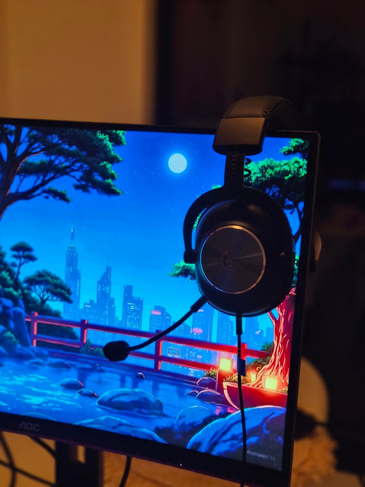 Écran 24 pouces Aoc Curve, Gaming, HDMI, 1 à 2 ms, Comme neuf